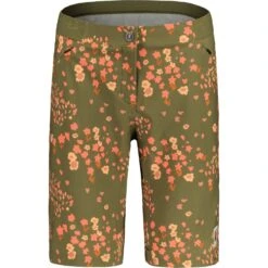 Maloja AnemonaM. Printed Damen Radhose - Moss Petite Fleur 8639