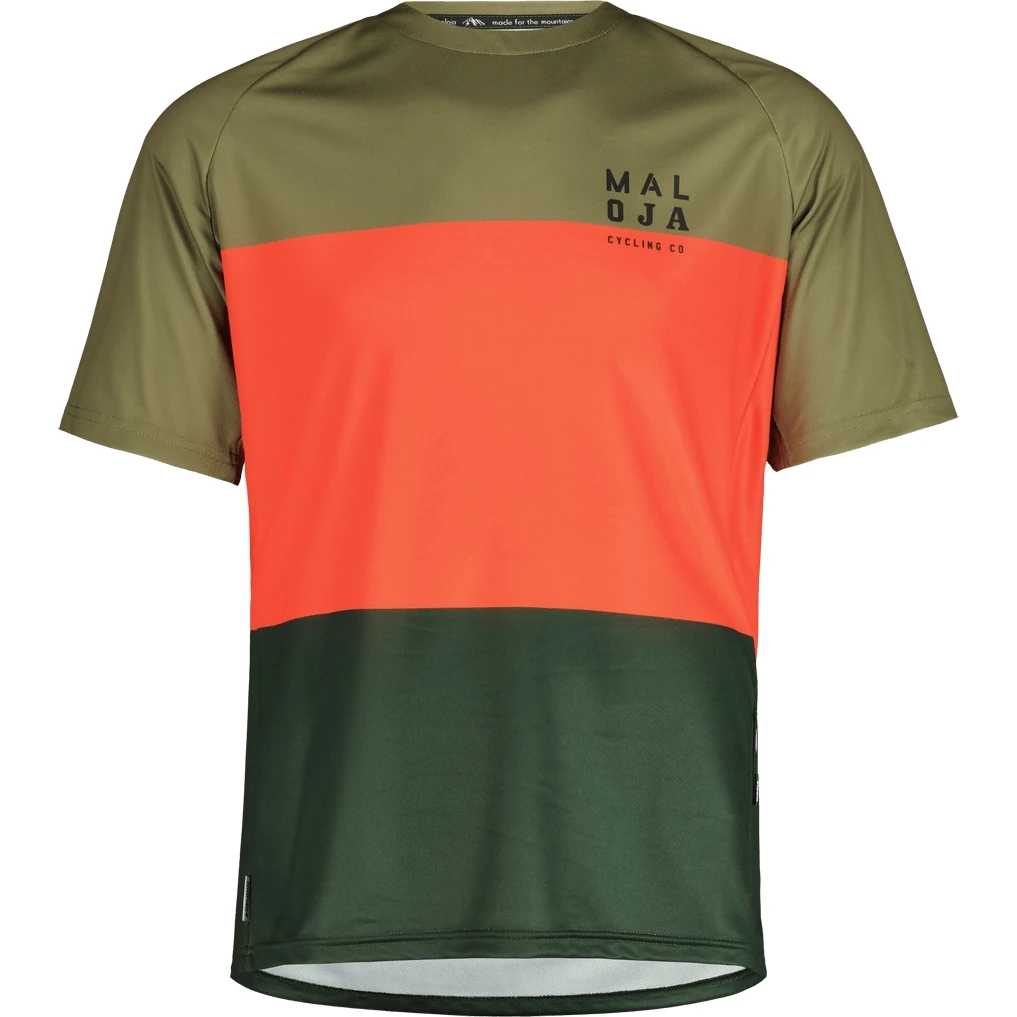 Maloja BarettiM. Multi Cycle T-Shirt - Fir Multi 8728 1 Maloja BarettiM. Multi Cycle T-Shirt - Fir Multi 8728