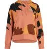 Maloja CadiniM. Organic Sweat Damen Kapuzenpullover - Rosewood Pastel Leaves 8667