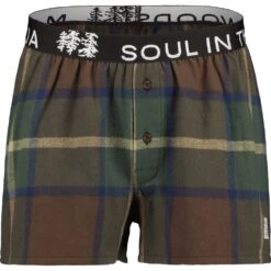 Maloja CaldaroM. Flanell Boxer Shorts - Chocolate Multi 8785