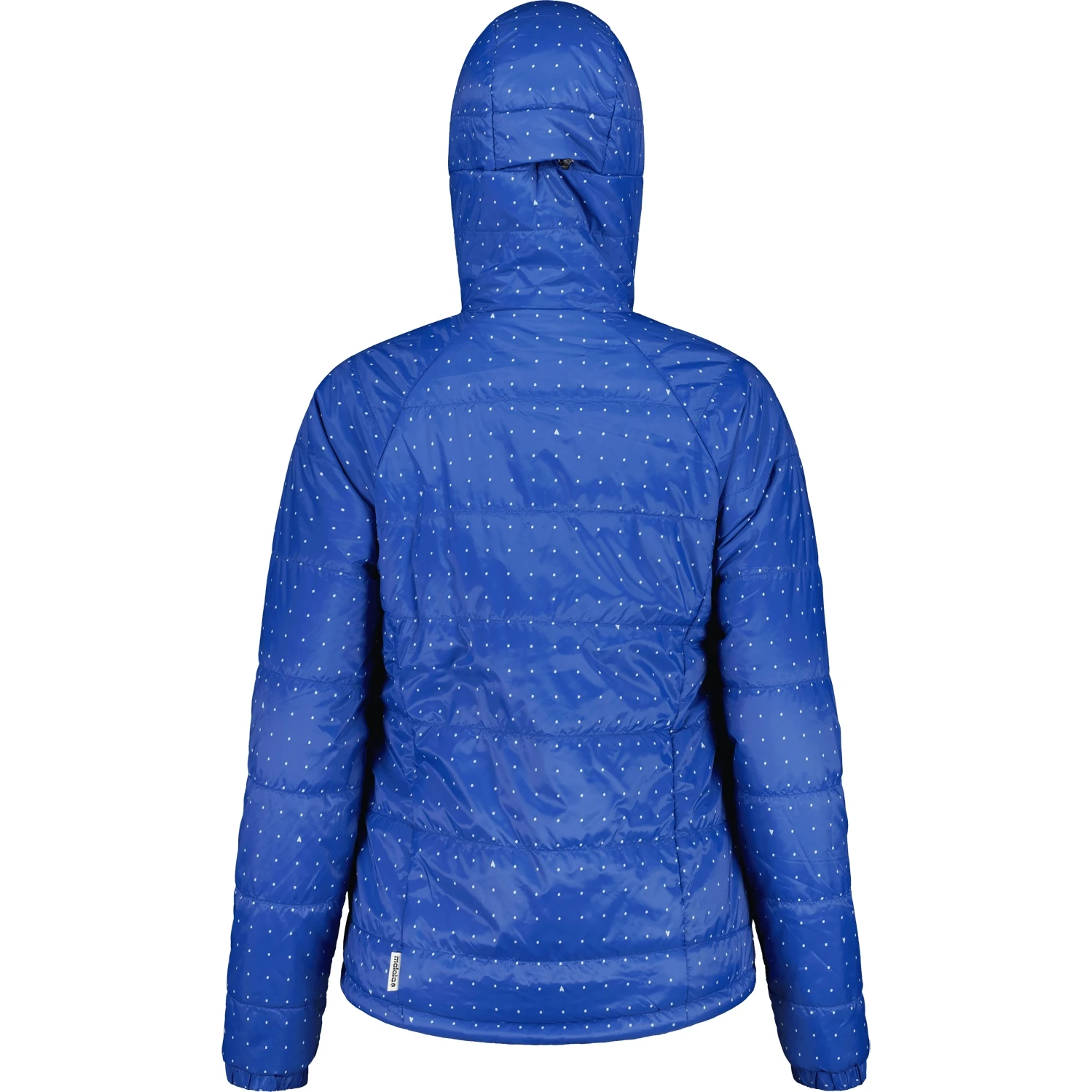 Maloja ChrysanthenumM. Adventure Wattierte Damenjacke - Bright Cobalt Dotgrid 8779 2 Maloja ChrysanthenumM. Adventure Wattierte Damenjacke - Bright Cobalt Dotgrid 8779 – Bild 2