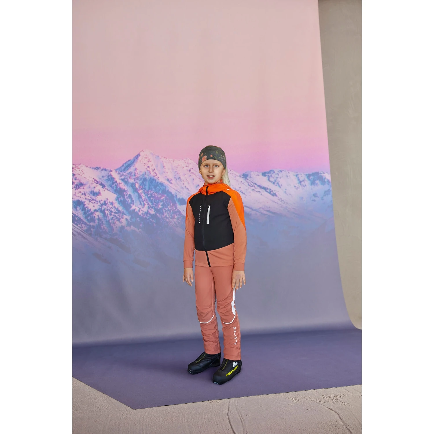 Maloja MonticellaG. Nordic Hybrid Kinder Softshell Jacke - Midnight 8581 3 Maloja MonticellaG. Nordic Hybrid Kinder Softshell Jacke - Midnight 8581 – Bild 3