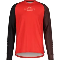 Maloja GaderM. Enduro Thermal Langarmtrikot - Fire Red Multi 8800