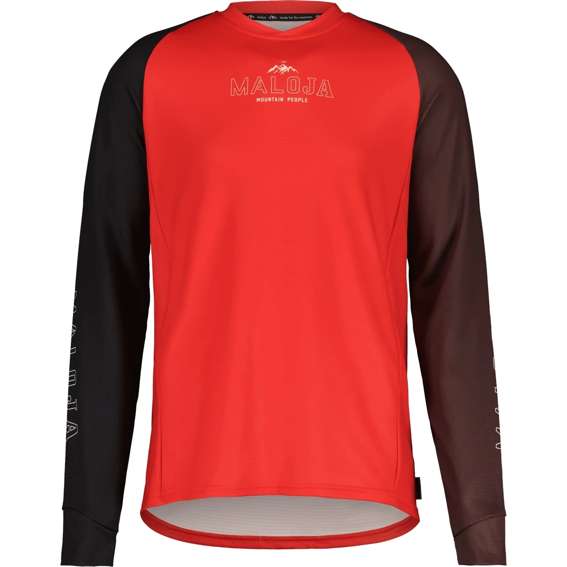Maloja GaderM. Enduro Thermal Langarmtrikot - Fire Red Multi 8800 1 Maloja GaderM. Enduro Thermal Langarmtrikot - Fire Red Multi 8800