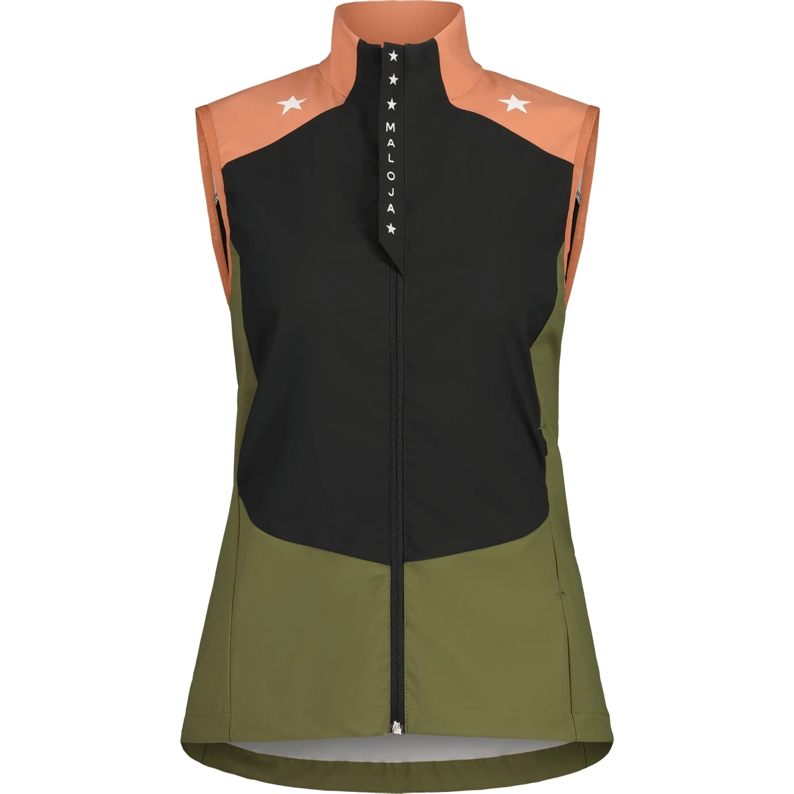 Maloja GrünfinkM. Nordic Hybrid Damen Softshell Weste - Moonless Multi 0821 1 Maloja GrünfinkM. Nordic Hybrid Damen Softshell Weste - Moonless Multi 0821