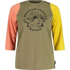 Maloja HimbeereM. Enduro Damen 3/4 Shirt - Oak Multi 8762