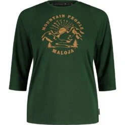 Maloja HimbeereM. Enduro Damen 3/4 Shirt - Fir 8673