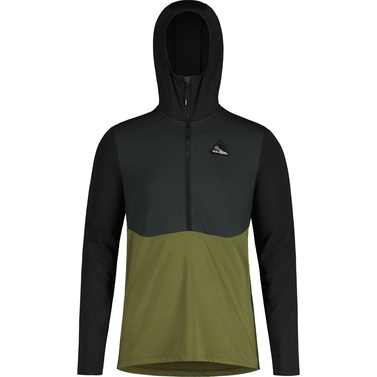 Maloja KalternM. Mountain Midlayer Hybrid Langarmshirt - Moss Multi 0562 1 Maloja KalternM. Mountain Midlayer Hybrid Langarmshirt - Moss Multi 0562