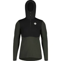 Maloja KalternM. Mountain Midlayer Hybrid Langarmshirt - Moonless Multi 0821