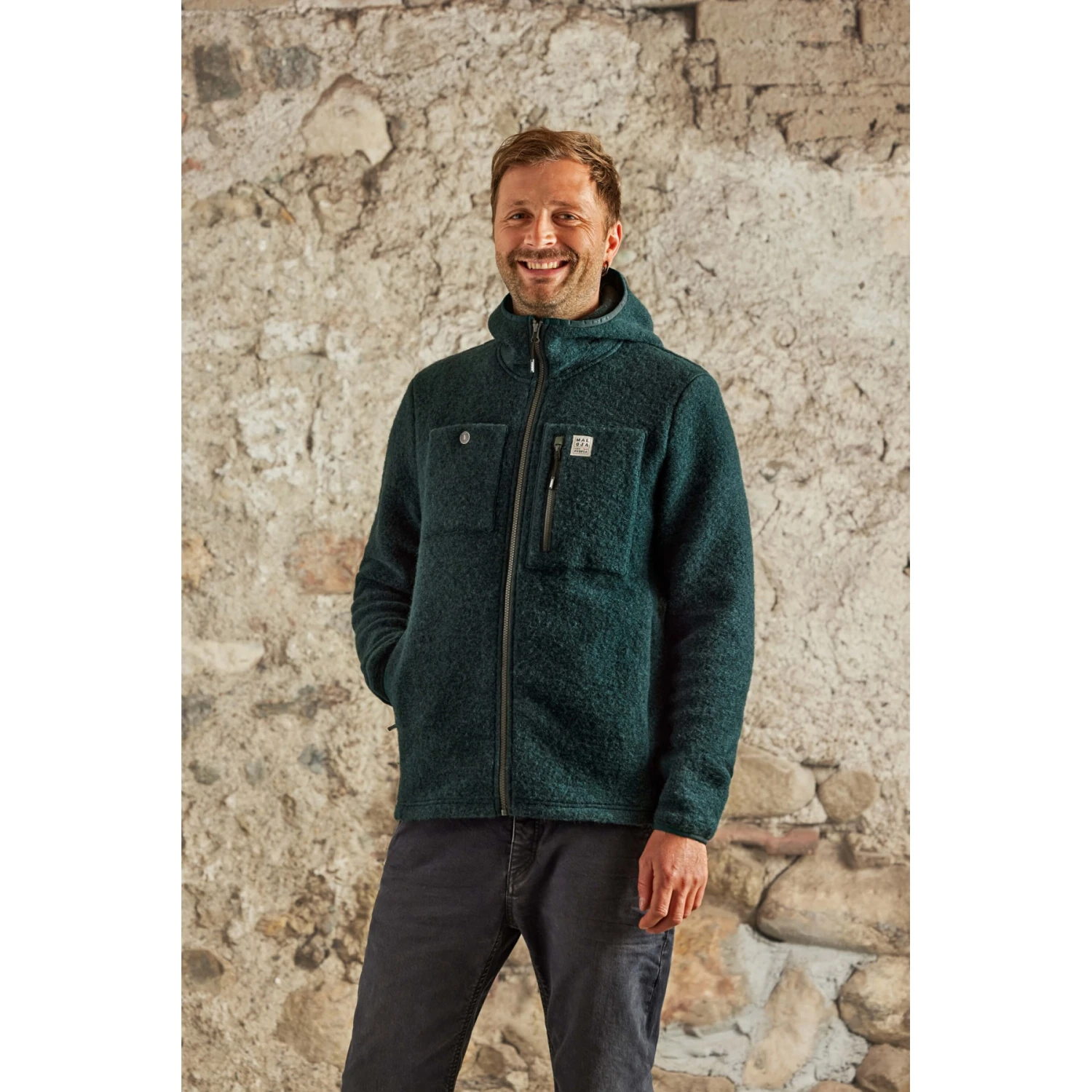 Maloja KurtatschM. Alp Wool Jacke - Grey Melange 0114 3 Maloja KurtatschM. Alp Wool Jacke - Grey Melange 0114 – Bild 3