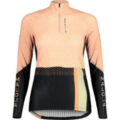 Maloja LohblüteM. Nordic Laufshirt Damen - Moonless 0817
