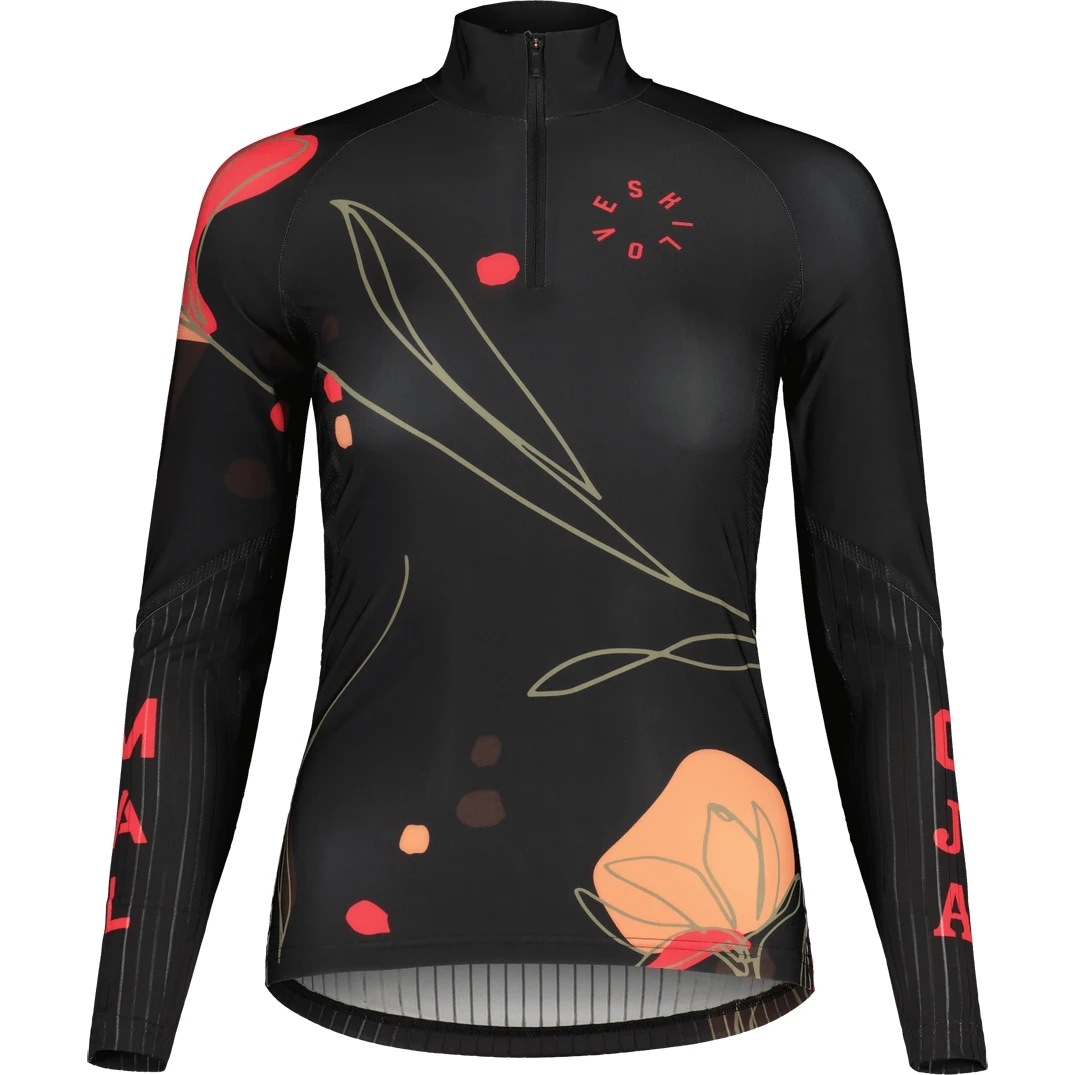 Maloja LohblüteM. Nordic Race Aero Damen Langarmshirt - Moonless Alpflower 8749 1 Maloja LohblüteM. Nordic Race Aero Damen Langarmshirt - Moonless Alpflower 8749