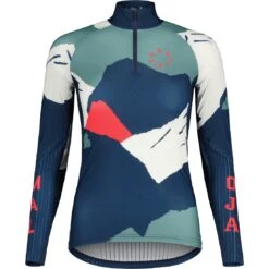 Maloja LohblüteM. Nordic Race Aero Damen Langarmshirt - Midnight Mountain Glow 8809