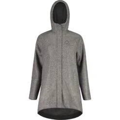 Maloja LupiciaM. Alpine Damen Wollmantel - Grey Melange 0114