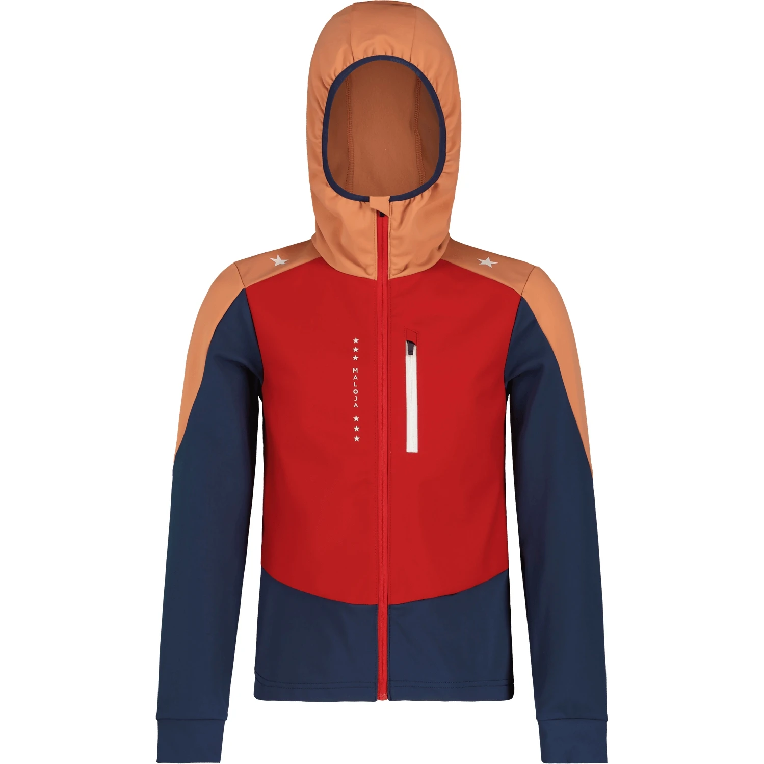 Maloja MonticellaG. Nordic Hybrid Kinder Softshell Jacke - Midnight 8581 1 Maloja MonticellaG. Nordic Hybrid Kinder Softshell Jacke - Midnight 8581