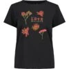 Maloja PadolaM. Traceable BioRe Damen T-Shirt - Moonless 0817