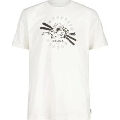 Maloja PatteriolM. Organic Baumwoll T-Shirt - Glacier Milk 8585