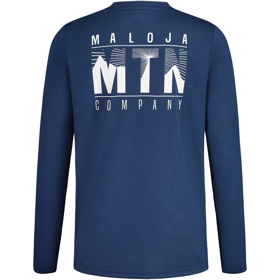 Maloja PlimaM. Mountain Langarmshirt - Midnight 8581 2 Maloja PlimaM. Mountain Langarmshirt - Midnight 8581 – Bild 2