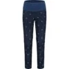 Maloja RobinieM. Printed Nordic Hybrid Damen Softshellhose - Midnight Stars 8810
