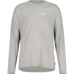 Maloja RotsteinM. Organic Cotton Langarmshirt - Grey Melange 0114