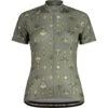 Maloja RubinieM. AOP 1/2 Damen Kurzarmtrikot - Salvia Woodpieces 8517