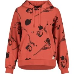 Maloja SaanersM. Organic Sweat Damen Kapuzenpullover - Rosehip Alpflower 8765
