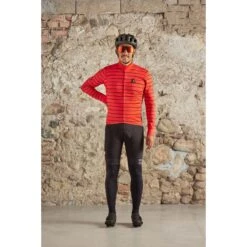 Maloja SalseraM. Cycle Jacke - Fire Red Stripe 8801 -Maloja maloja salseram 1531094 2