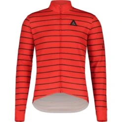 Maloja SalseraM. Cycle Jacke - Fire Red Stripe 8801