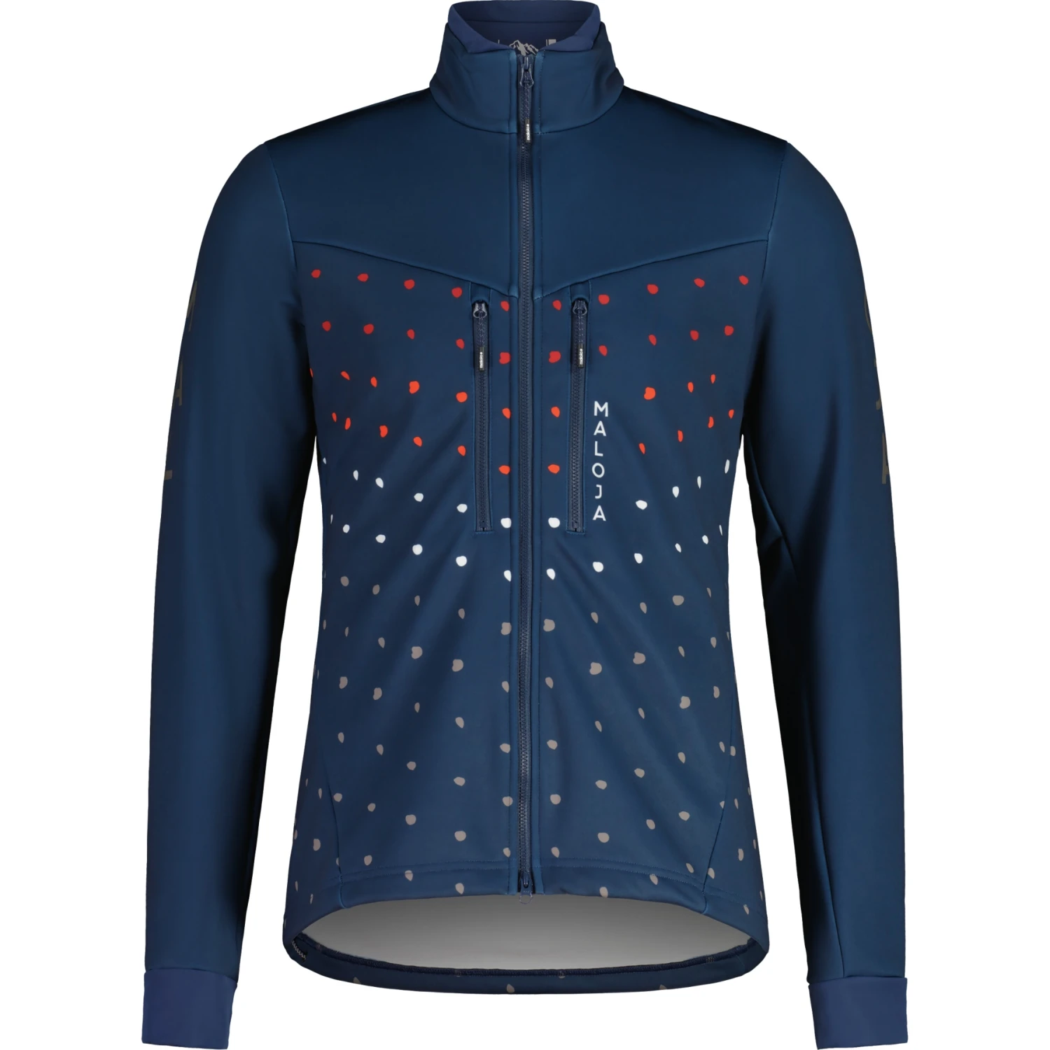 Maloja SanzenoM. Thermo Windblock Radjacke - Midnight Dot 8610 1 Maloja SanzenoM. Thermo Windblock Radjacke - Midnight Dot 8610