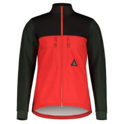 Maloja SanzenoM. Thermo Windblock Radjacke - Fire Red Multi 8800