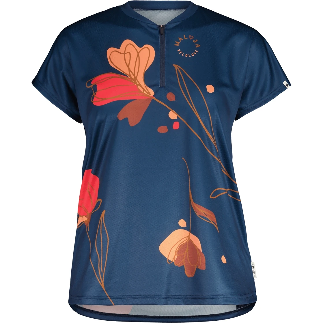 Maloja SarsteinM. 1/2 All Mountain Trail Damen T-Shirt - Midnight Alpflower 8741 1 Maloja SarsteinM. 1/2 All Mountain Trail Damen T-Shirt - Midnight Alpflower 8741