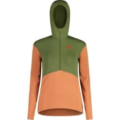 Maloja SchioM. Mountain Midlayer Hybrid Damen Langarmshirt - Moss 0560