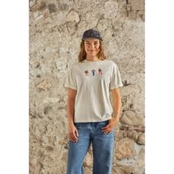 Maloja SchlarignaM. Organic Cotton Damen T-Shirt - Glacier Milk Nordic 8803 -Maloja maloja schlarignam 1532441