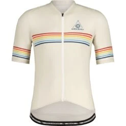 Maloja SchoberM. 1/2 Breeze Roadbike Trikot - Glacier Milk 8585