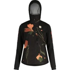 Maloja SennesM. Damen Alpine Hybrid Jacke - Moonless Alpflower 8749