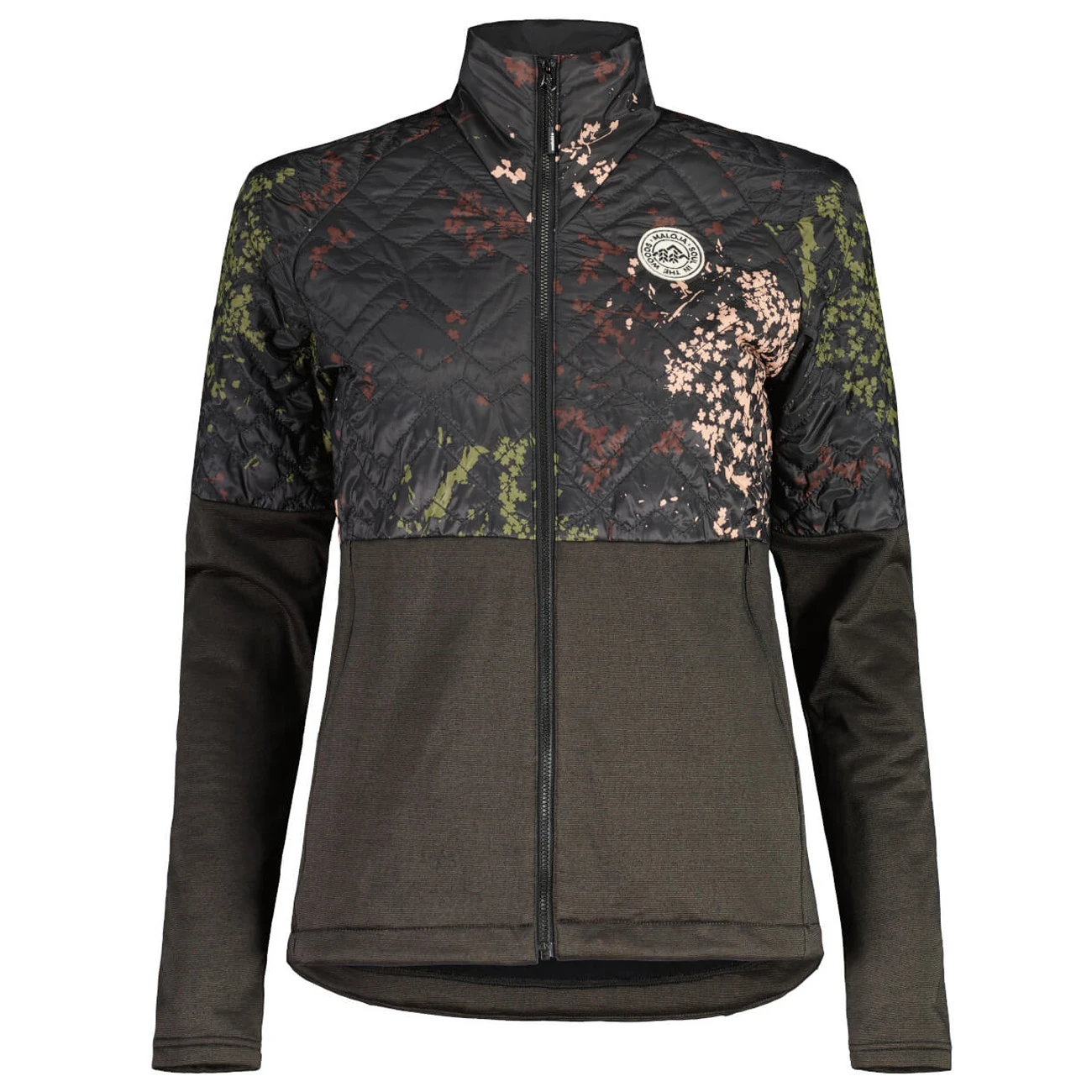 Maloja SikamM. Damen Hybridjacke - Moonless Mille Fleur 8497 1 Maloja SikamM. Damen Hybridjacke - Moonless Mille Fleur 8497