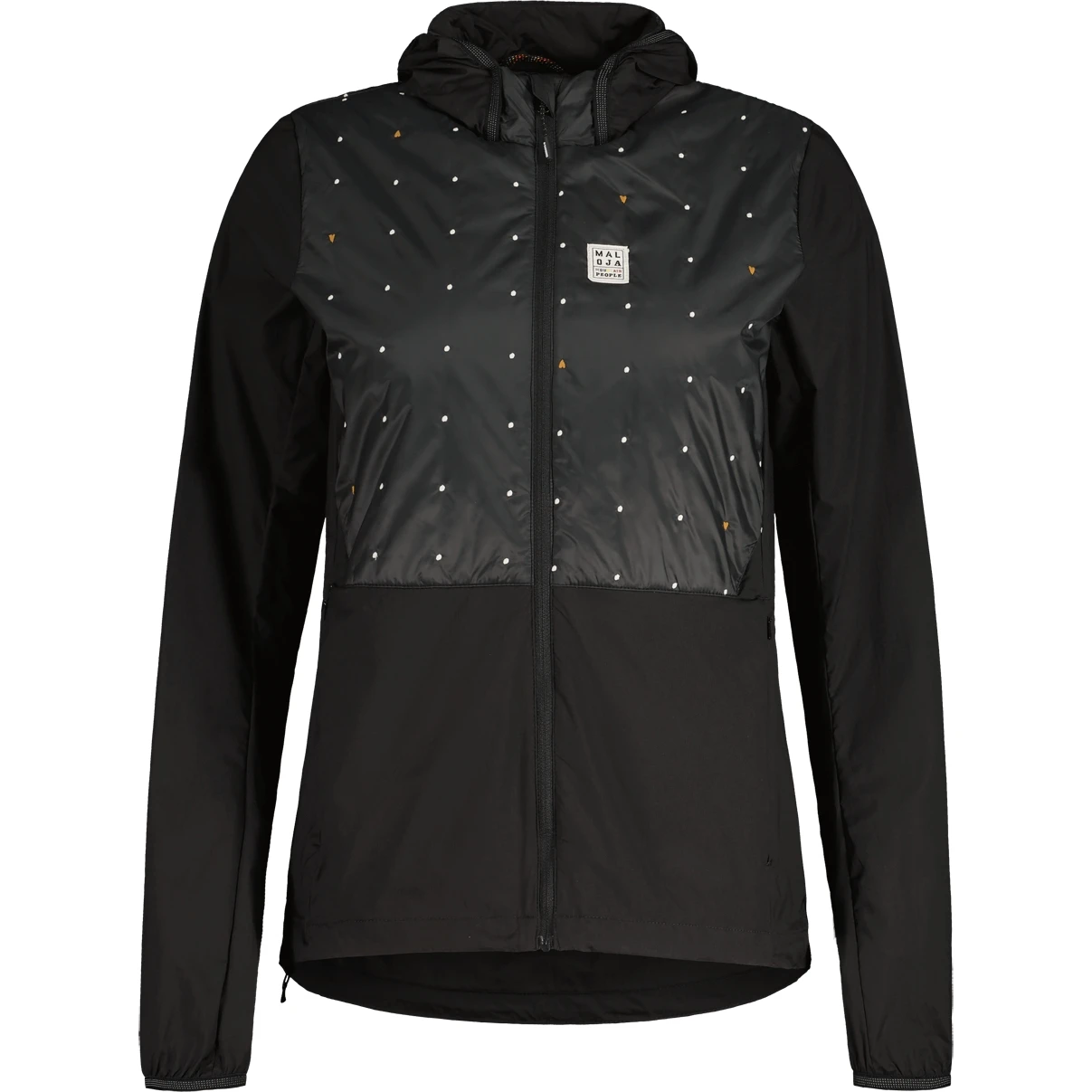 Maloja SopraM. Damen Hybrid Fahrradjacke - Moonless 0817 1 Maloja SopraM. Damen Hybrid Fahrradjacke - Moonless 0817