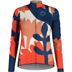 Maloja ToadstoolM. 1/1 Damen Radjacke - Midnight Pastel Leaves 8619