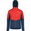 Maloja ToronM. Mountain Hybrid Jacke - Fire Red Multi 8800