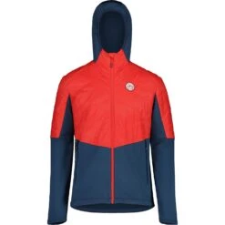 Maloja ToronM. Mountain Hybrid Jacke - Fire Red Multi 8800