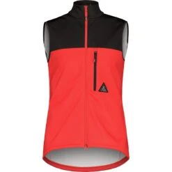 Maloja TozzagoM. Thermo Windblock Radweste - Fire Red Multi 8800