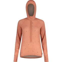 Maloja VajoletM. Mountain Midlayer Damen Langarmshirt - Rosewood 8583