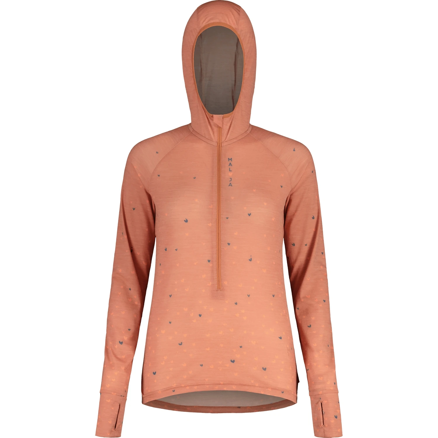 Maloja VajoletM. Mountain Midlayer Damen Langarmshirt - Rosewood 8583 1 Maloja VajoletM. Mountain Midlayer Damen Langarmshirt - Rosewood 8583