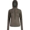 Maloja VajoletM. Mountain Midlayer Damen Langarmshirt - Moonless 0817 35107