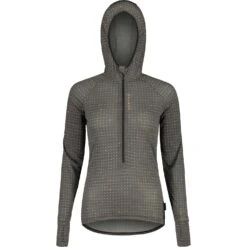 Maloja VajoletM. Mountain Midlayer Damen Langarmshirt - Moonless 0817