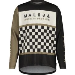 Maloja ValendasM. Dirt Langarmshirt - Moonless Multi 0821