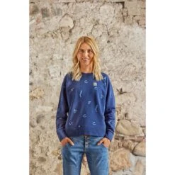 Maloja ValladaM. Organic Damen Sweatshirt - Oak Alpflower 8759 -Maloja maloja valladam 1419485