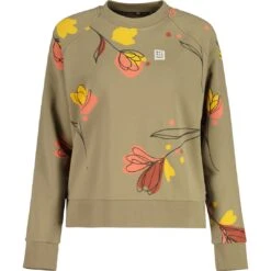 Maloja ValladaM. Organic Damen Sweatshirt - Oak Alpflower 8759