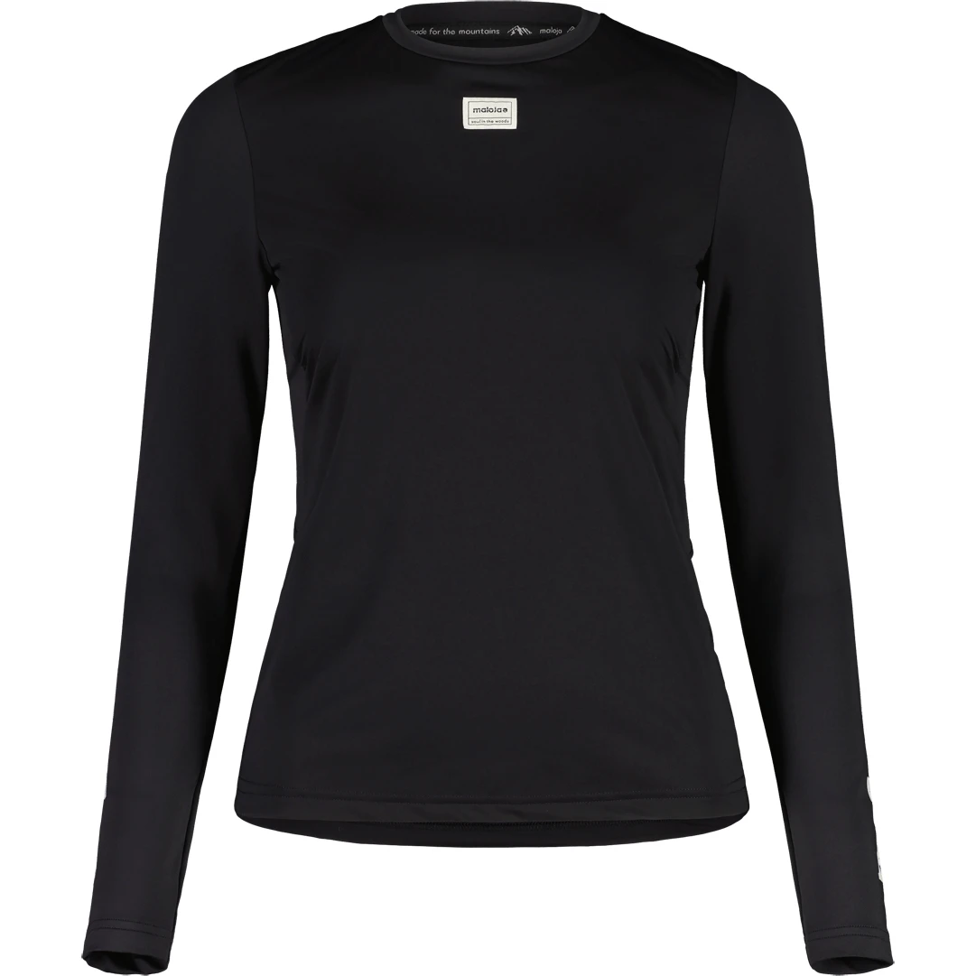 Maloja VallugaM. WB Base Layer Damen Shirt - Moonless 0817 1 Maloja VallugaM. WB Base Layer Damen Shirt - Moonless 0817