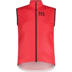 Maloja VeldaM. Damen Rennrad Weste - Raspberry 0311